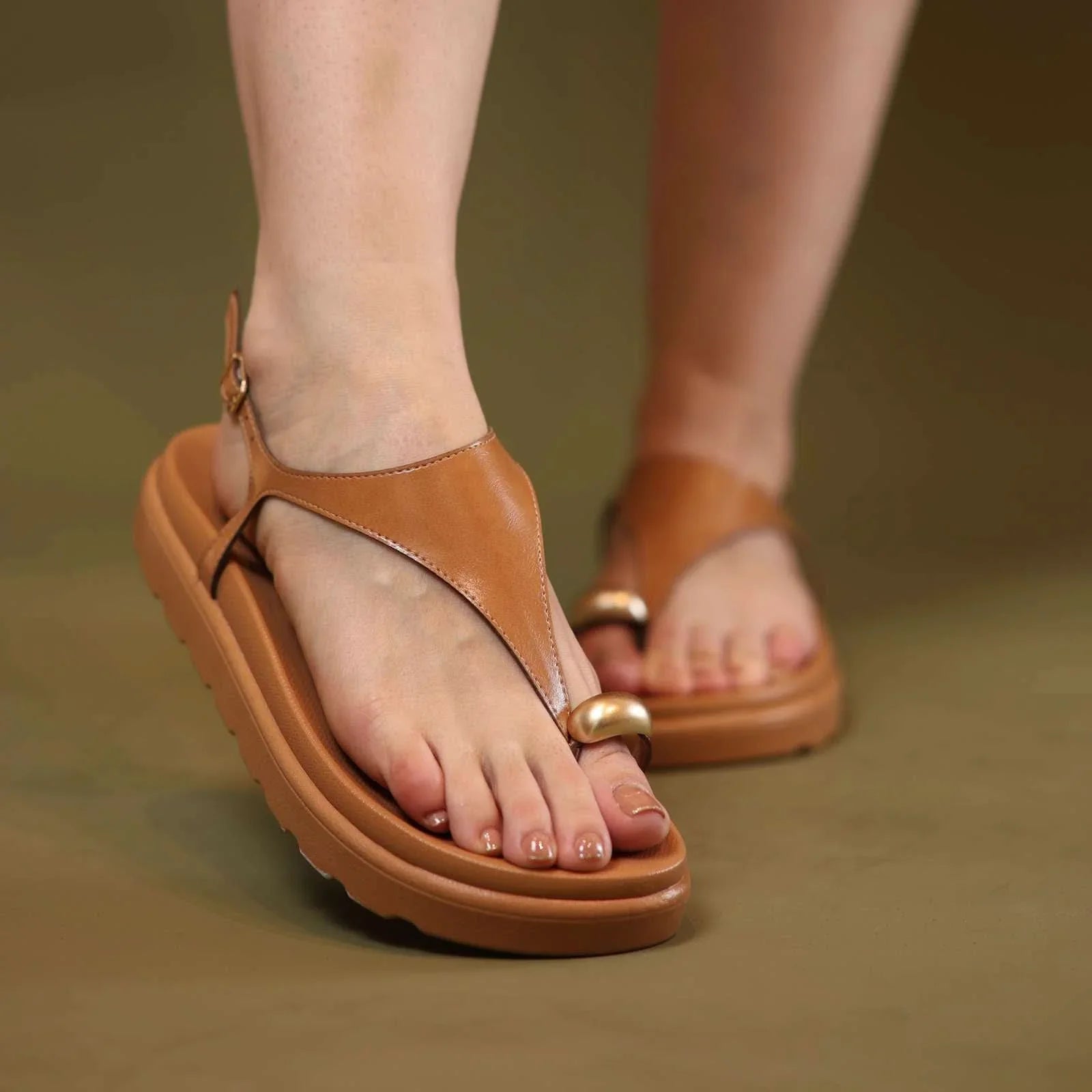 PAPETE FEMININA COURO NAPA SARA