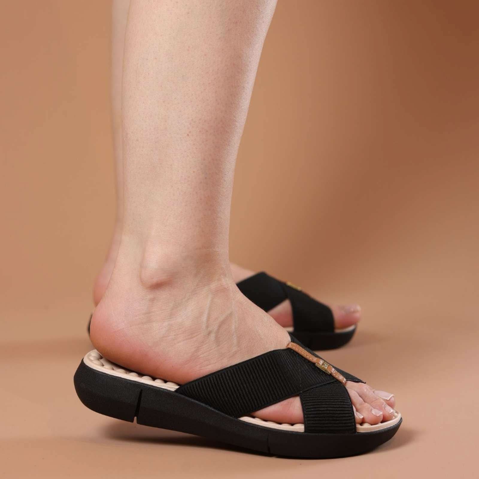 TAMANCO FEMININO MASSAGEADOR EM X