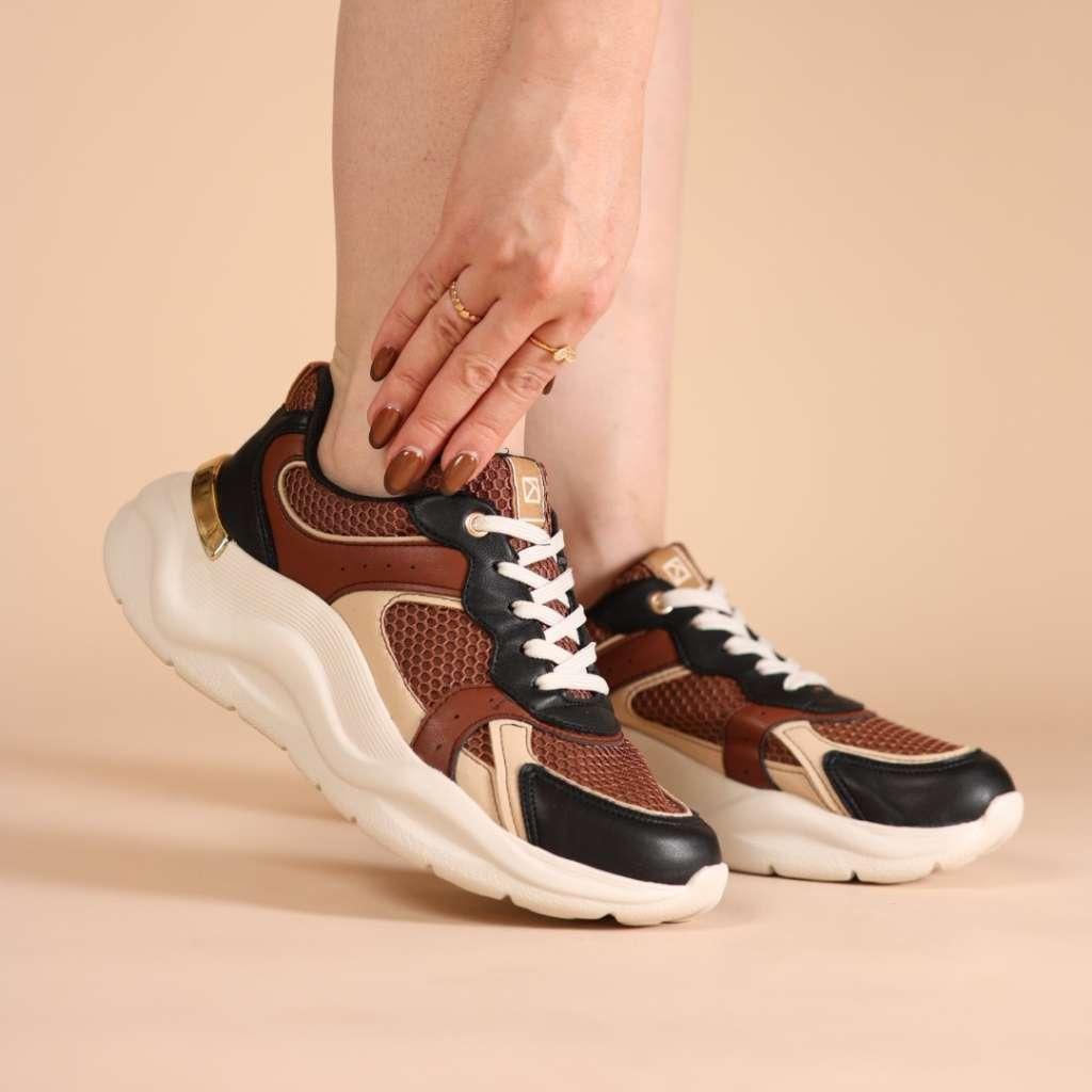 TENIS FEMININO EVELYN - Banana Calçados - 