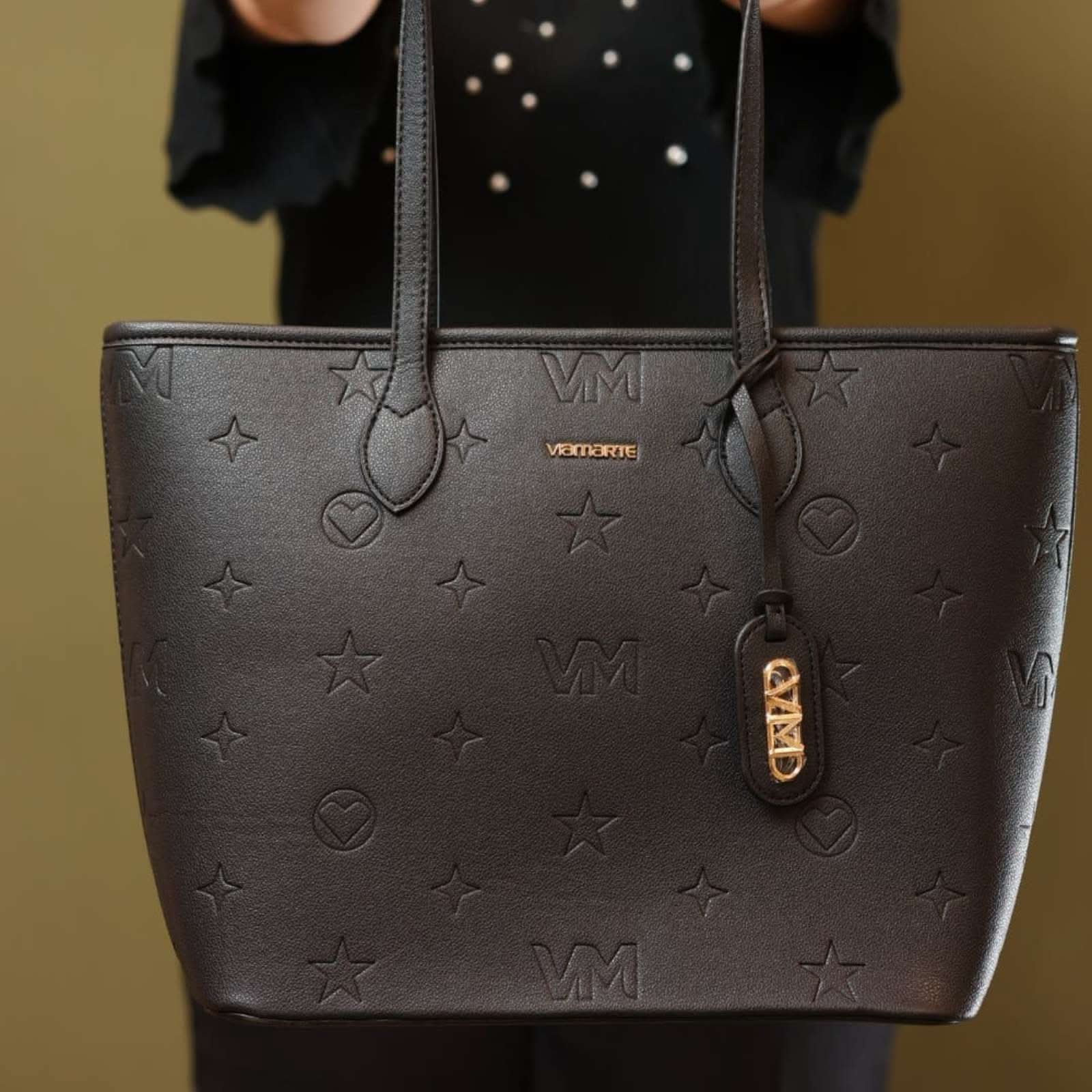 BOLSA SHOPPER ISA PRETO