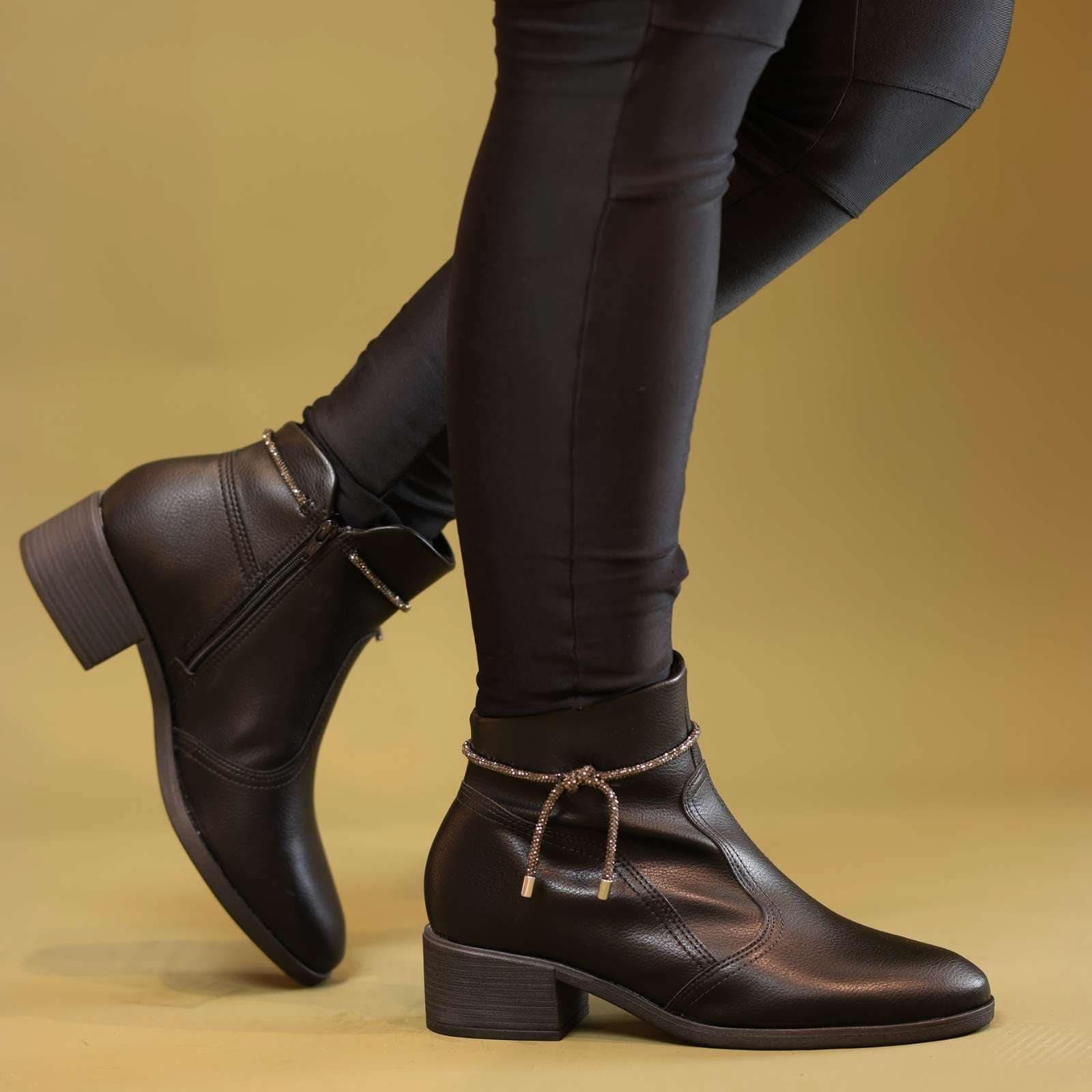 BOTA ULTRACONFORTO COURO NAPA RAQUEL - Banana Calçados - Bota feminina