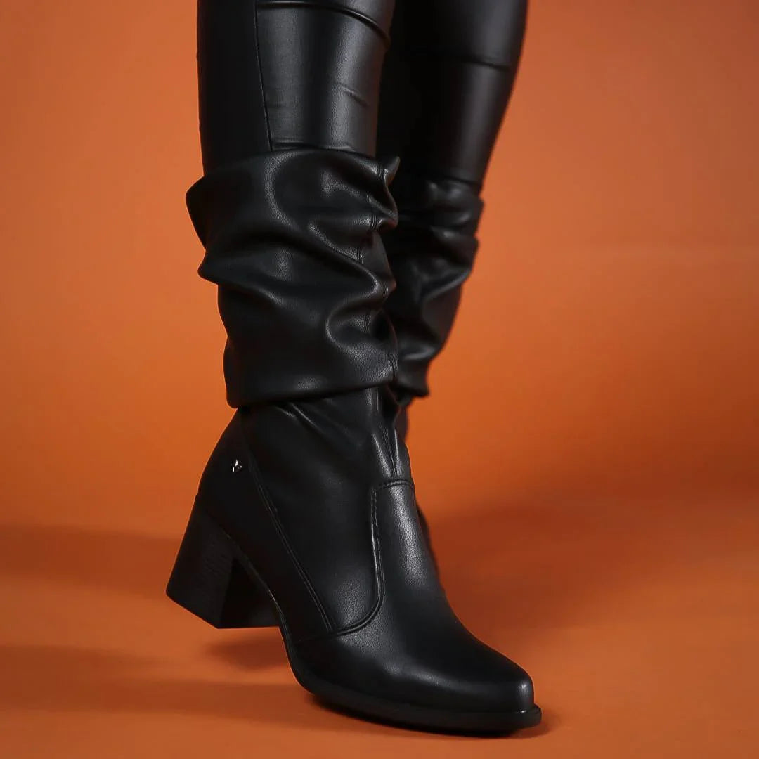 BOTA FEMININA CANO MEDIO AYLA - Banana Calçados - Bota feminina