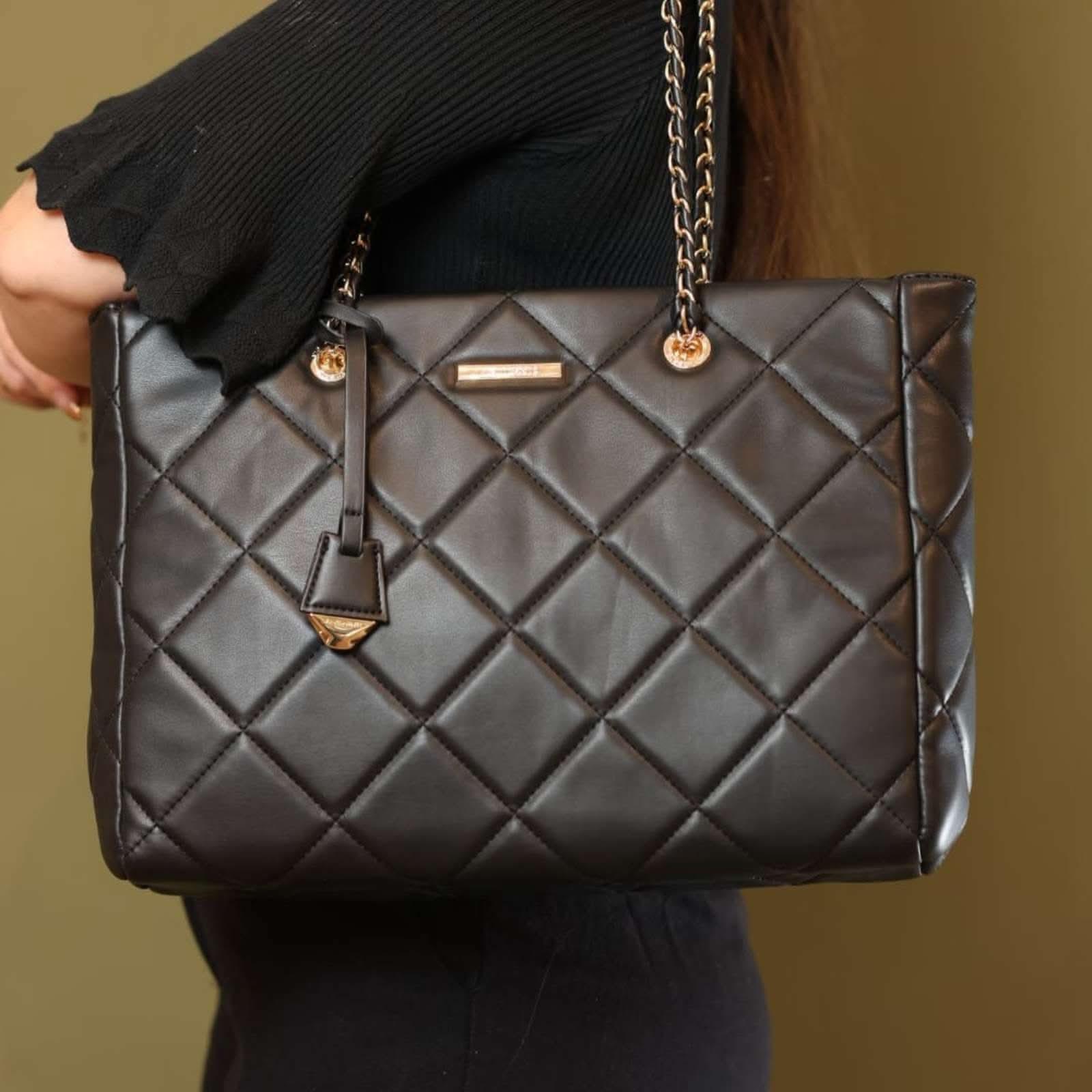 BOLSA FEMININA SHOPPER LIZ PRETA - Banana Calçados - 