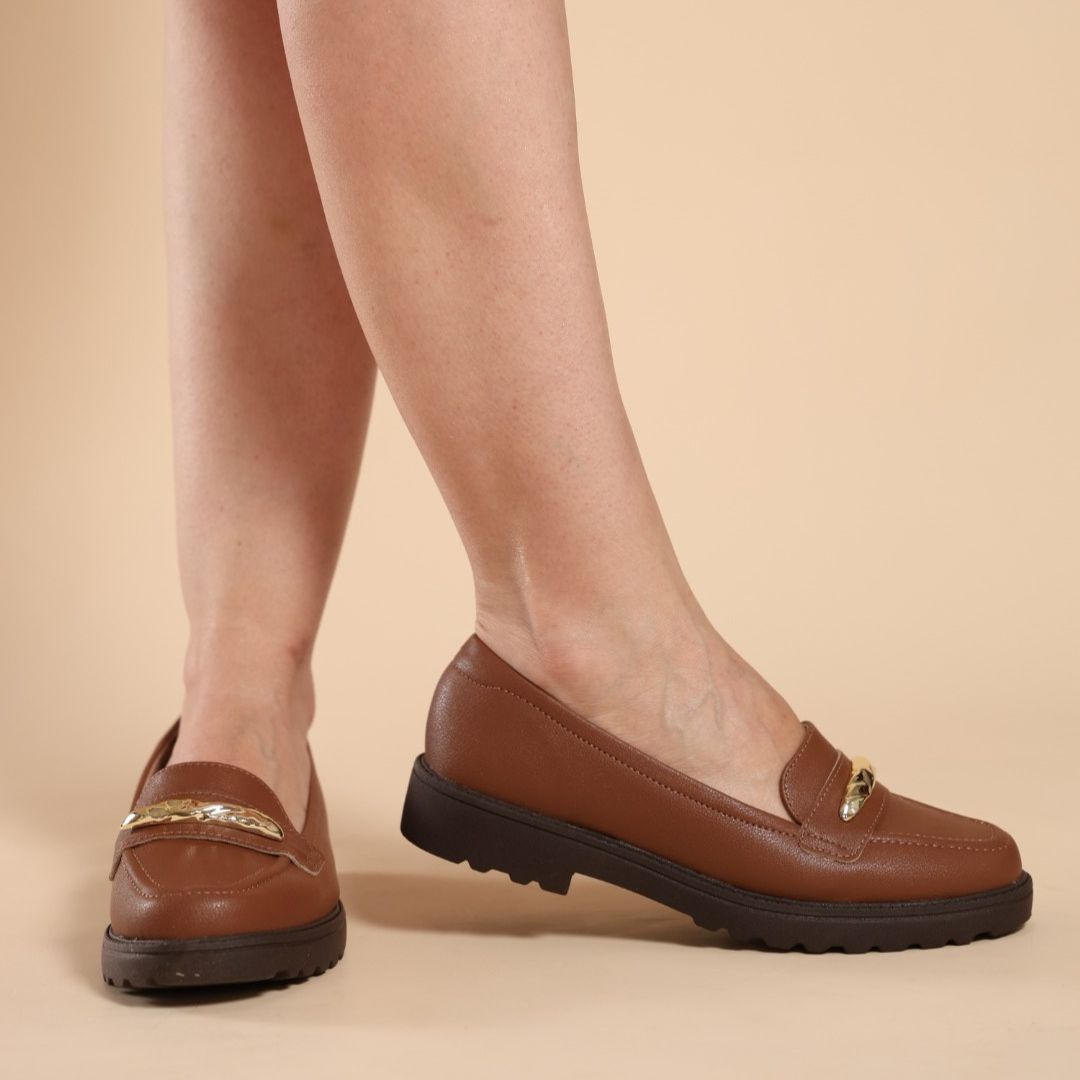 Mocassim Feminino Ortopédico Íris — conforto de verdade para pés sensíveis