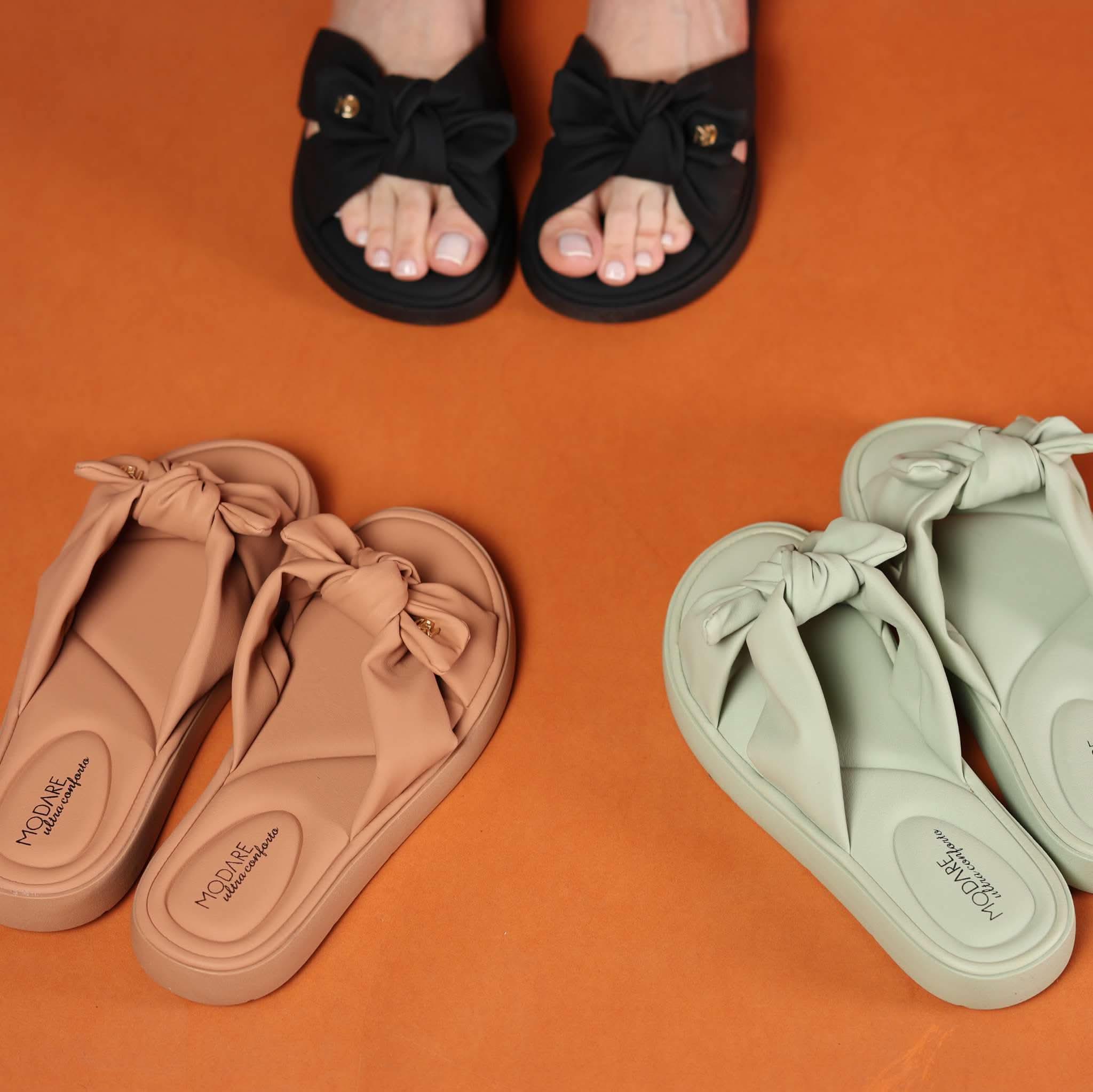 PAPETE FEMININA ULTRACONFORTO MANUELLA - Banana Calçados - 