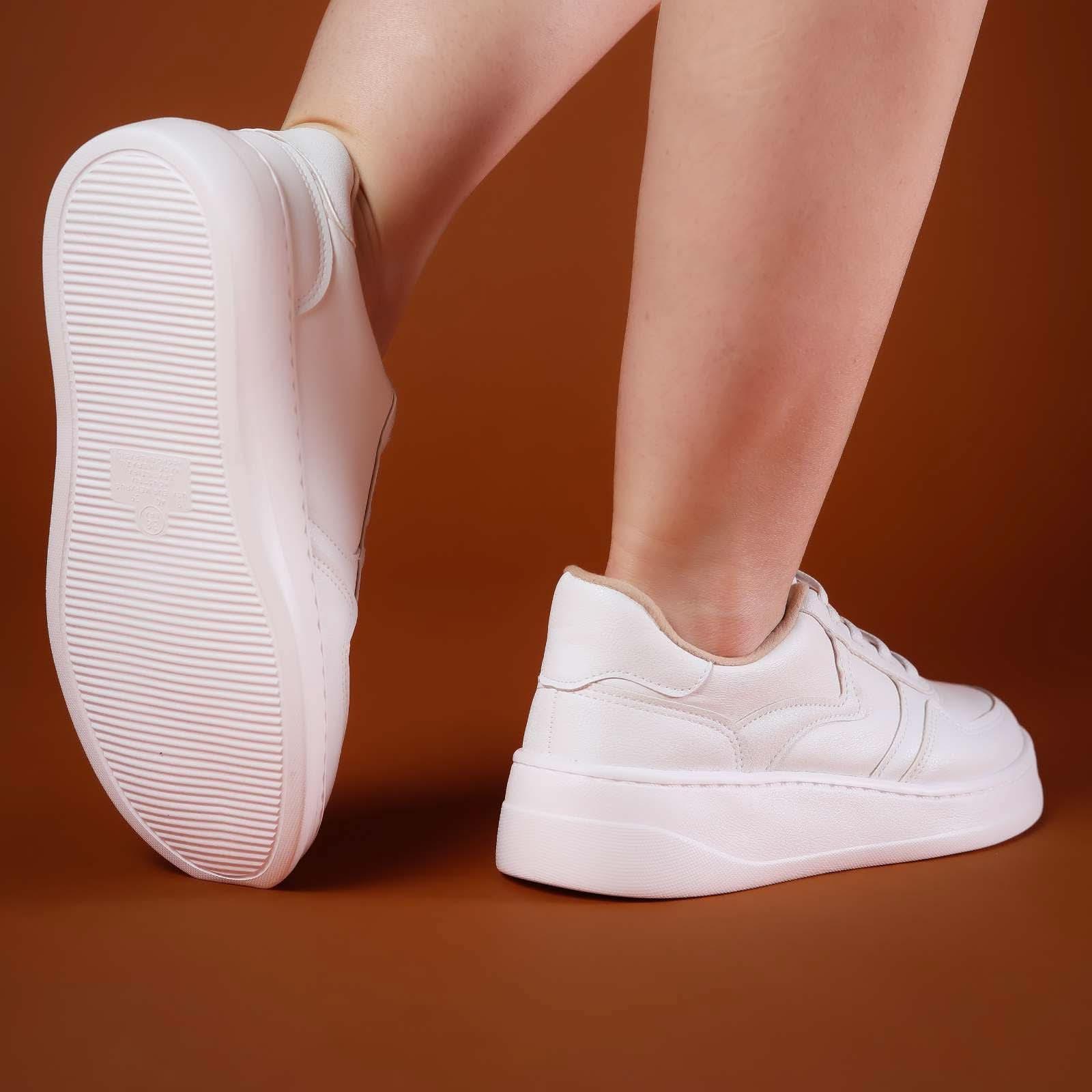 TÊNIS FEMININO COURO NAPA PRA ESPORÃO MAYA - Banana Calçados - 