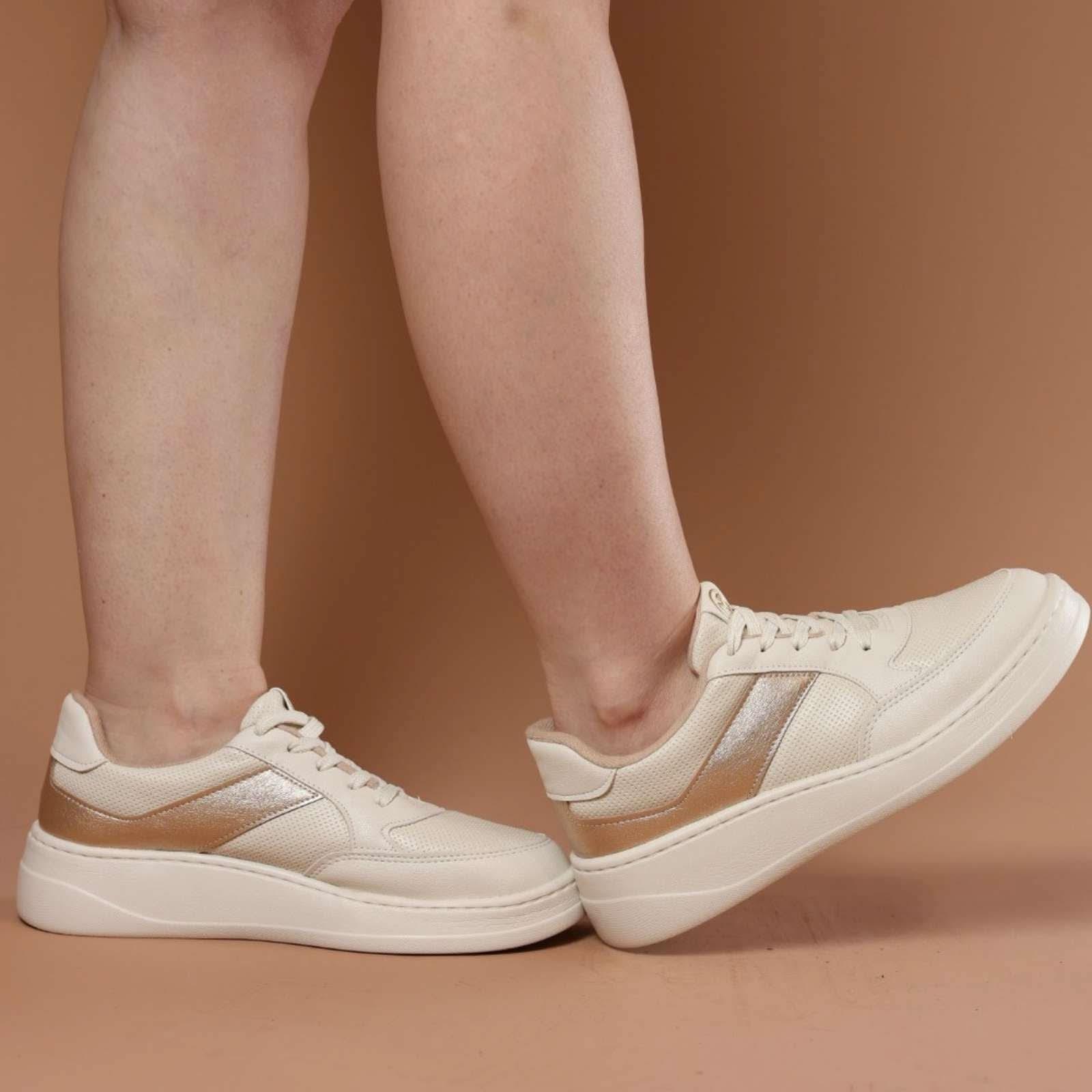 TÊNIS FEMININO TERAPEUTICO COURO NAPA DEBORA - Banana Calçados - 