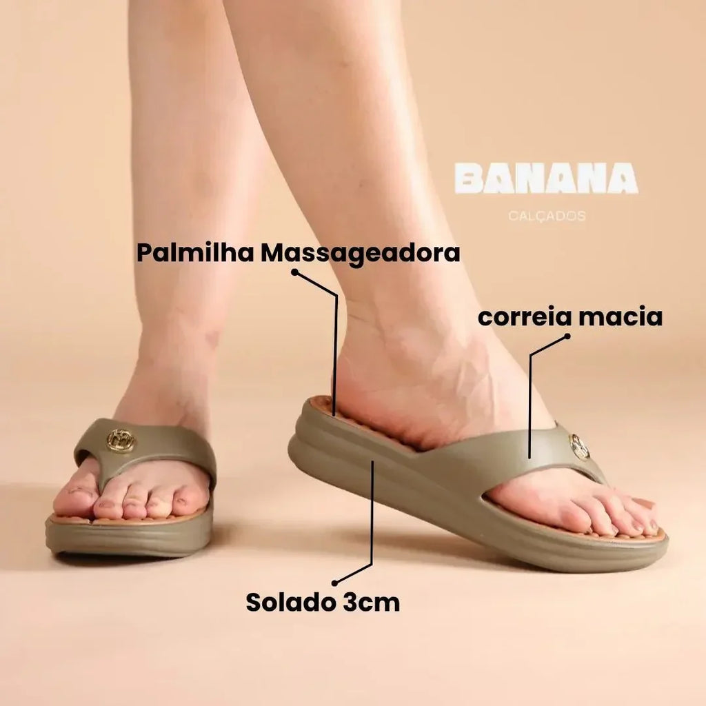 TAMANCO FEMININO ULTRACONFORTO HARPER - Banana Calçados - 