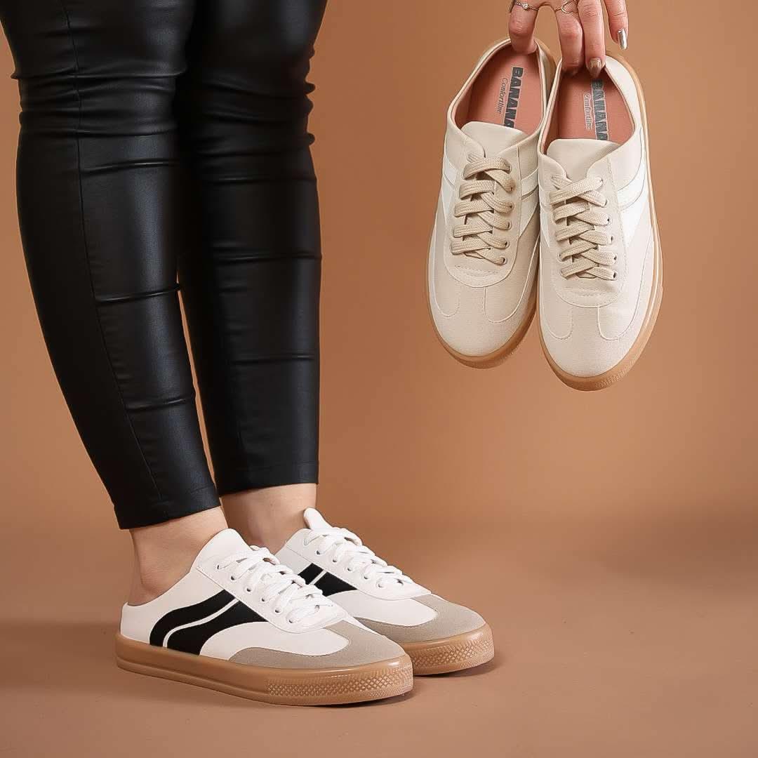 TÊNIS MULE FEMININO BANANA ULTRACONFORTO MILLY - Banana Calçados - 