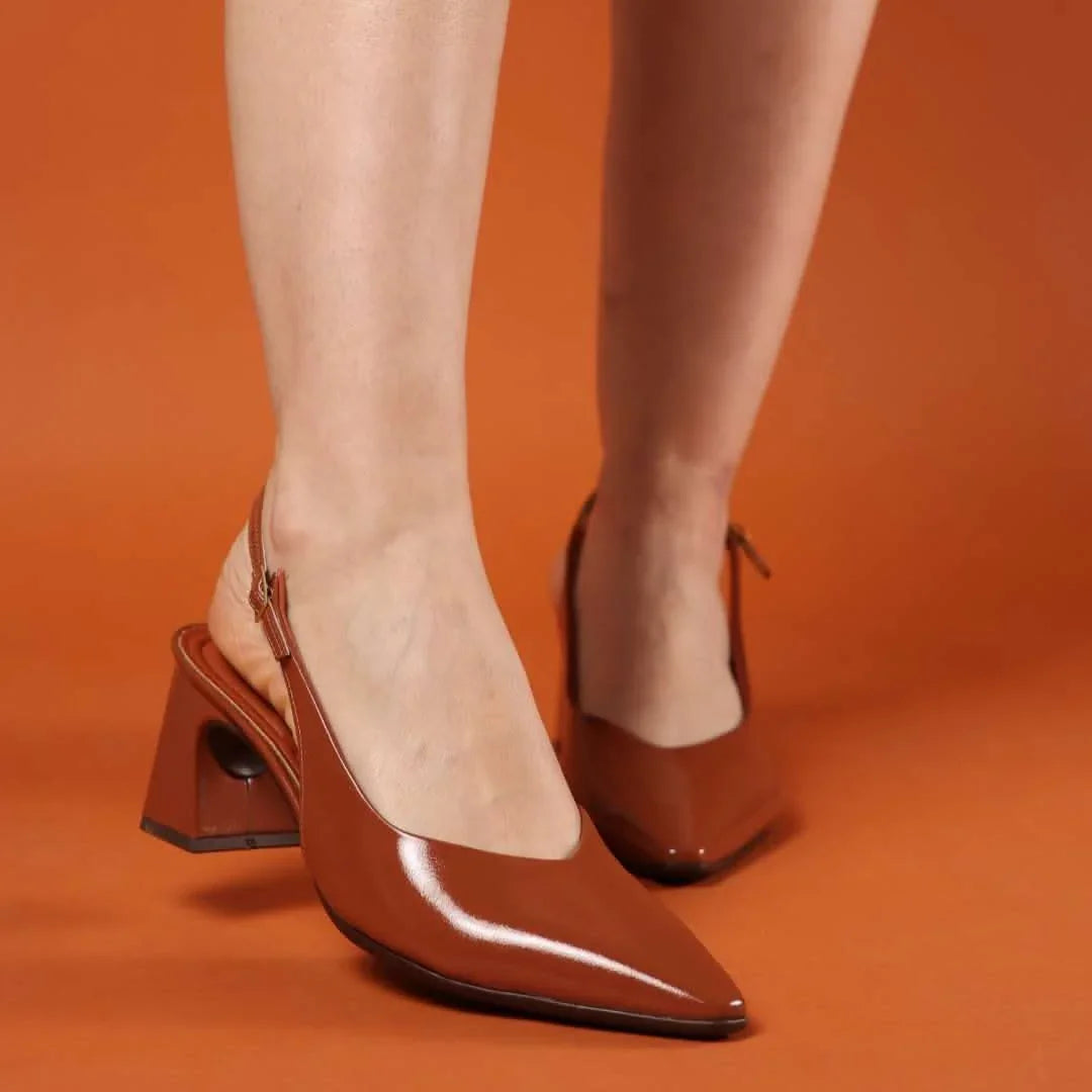 SANDALIA SALTO FEMININO KAREN - Banana Calçados - 