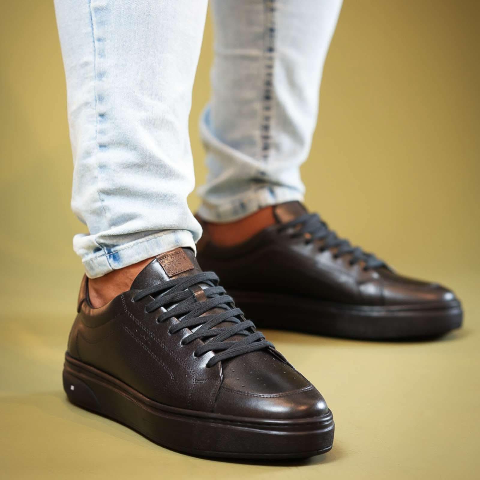 TÊNIS MASCULINO TERAPÊUTICO COURO HUGO - Banana Calçados - 