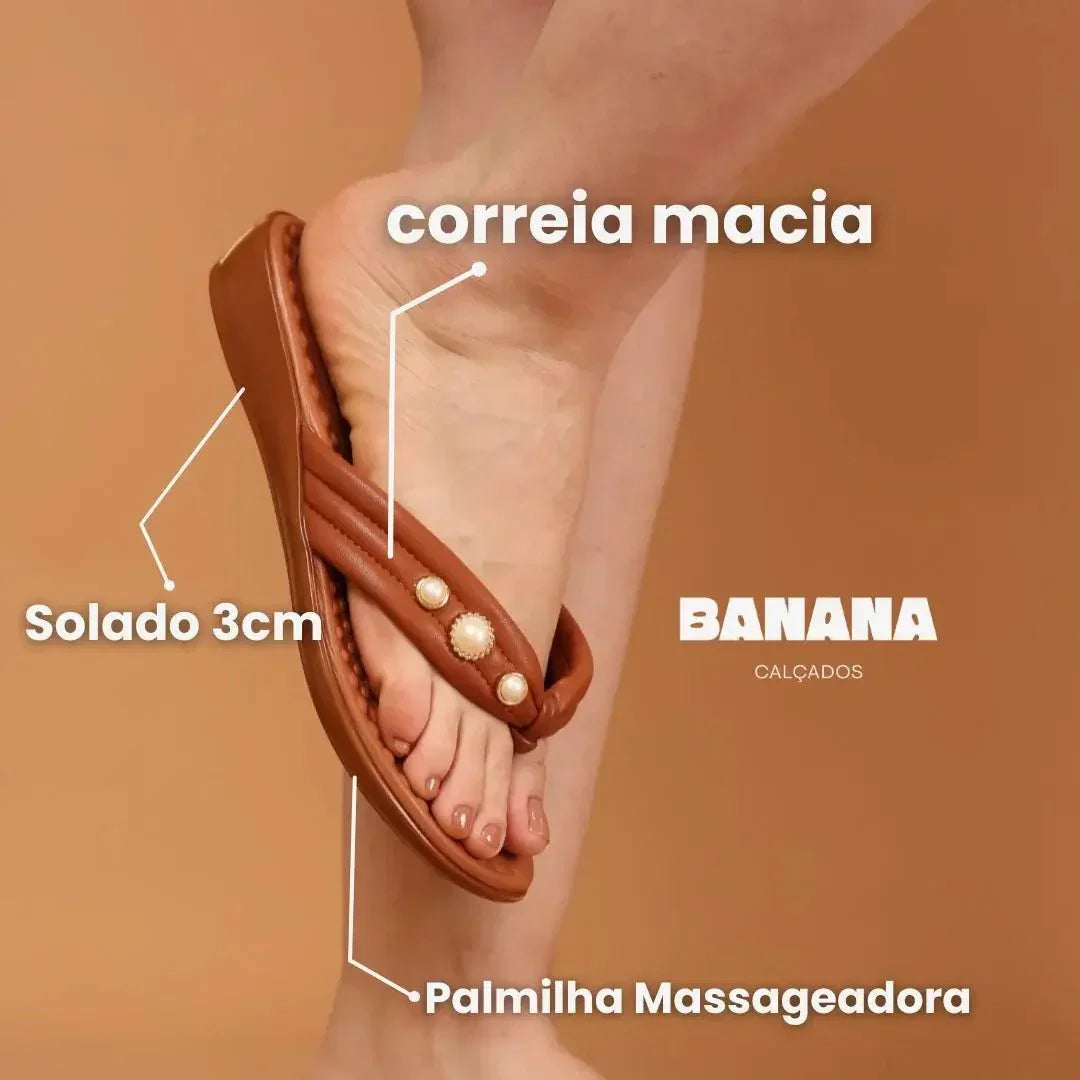 TAMANCO FEMININO TERAPEUTICO PRA FASCITE JOANA - Banana Calçados - 