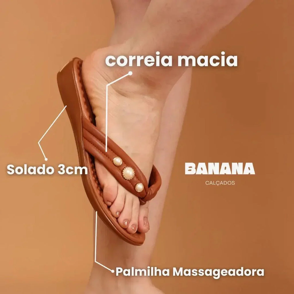 TAMANCO FEMININO TERAPEUTICO PRA FASCITE JOANA - Banana Calçados - 