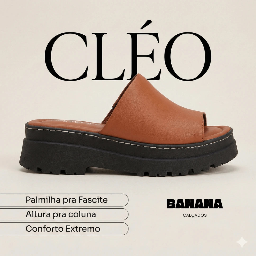 Tamanco Plataforma Conforto Cléo — Estilo, estabilidade e bem-estar no dia a dia