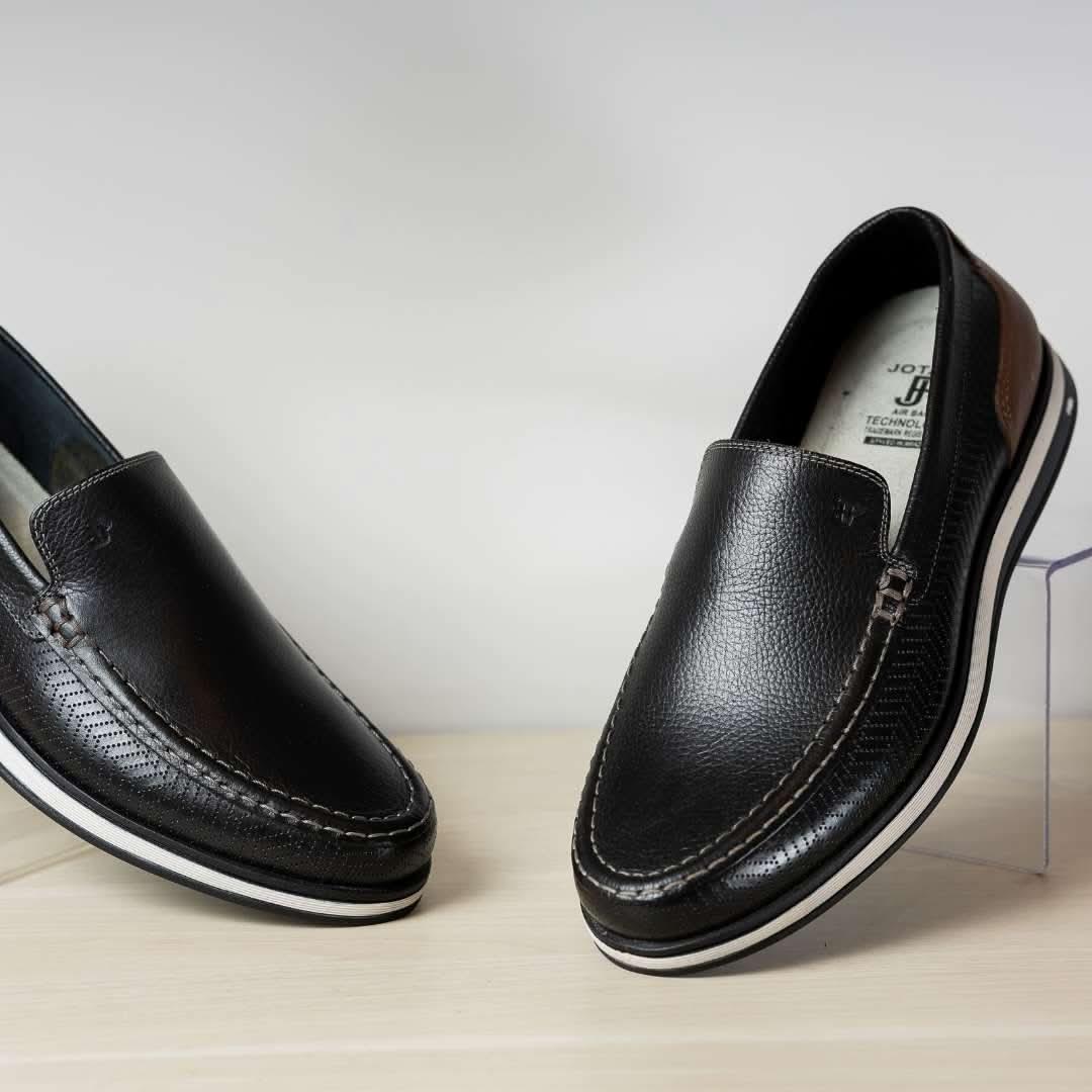 MOCASSIM MASCULINO JOTA PE COURO JAMES - Banana Calçados - 