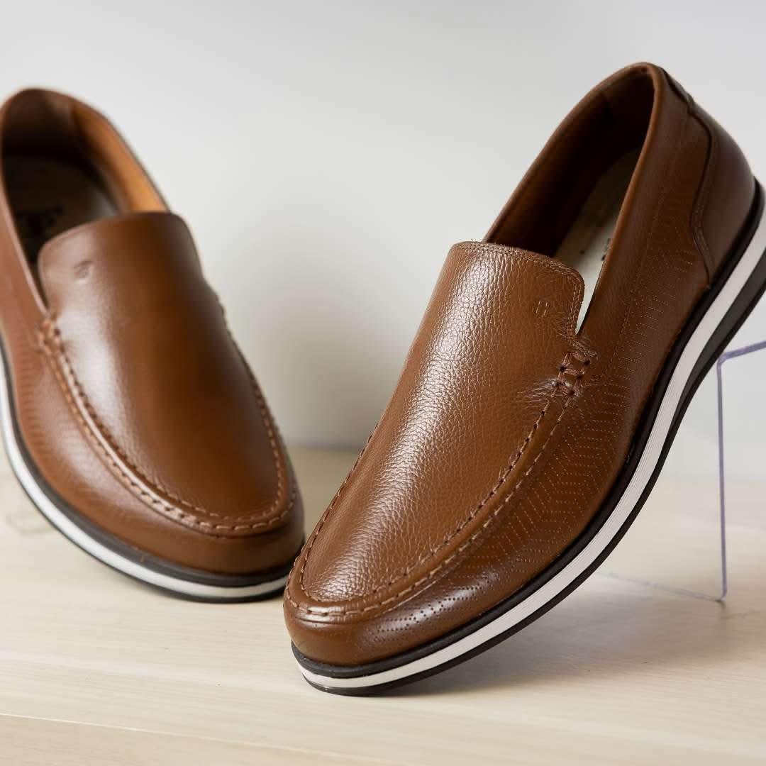 MOCASSIM MASCULINO JOTA PE COURO JAMES - Banana Calçados - 