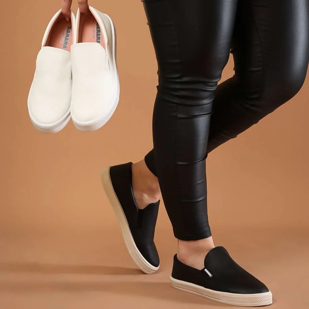 TENIS FEMININO SLIP ON BANANA NATHALIA - Banana Calçados - 