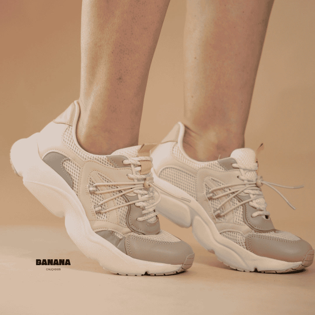 TÊNIS HANA SNEAKER ULTRACONFORTO FEMININO HANA – leveza, estabilidade e conforto para o dia inteiro