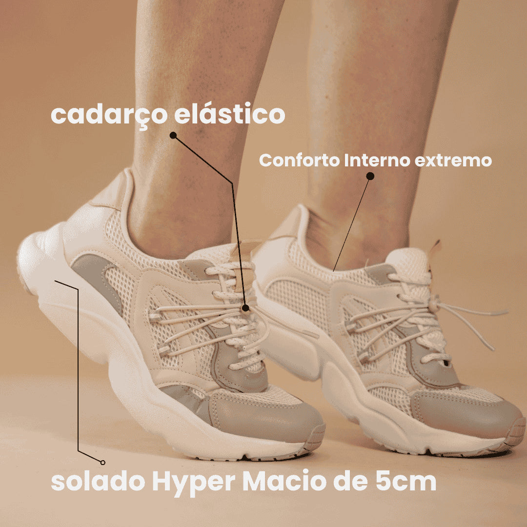 TÊNIS SNEAKER ULTRACONFORTO FEMININO HANA